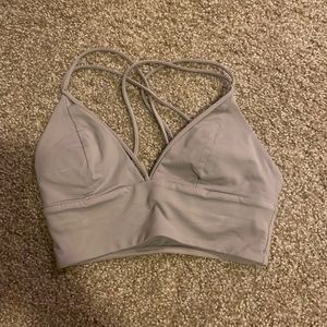 Lululemon Grey Yoga Sports Bra 4